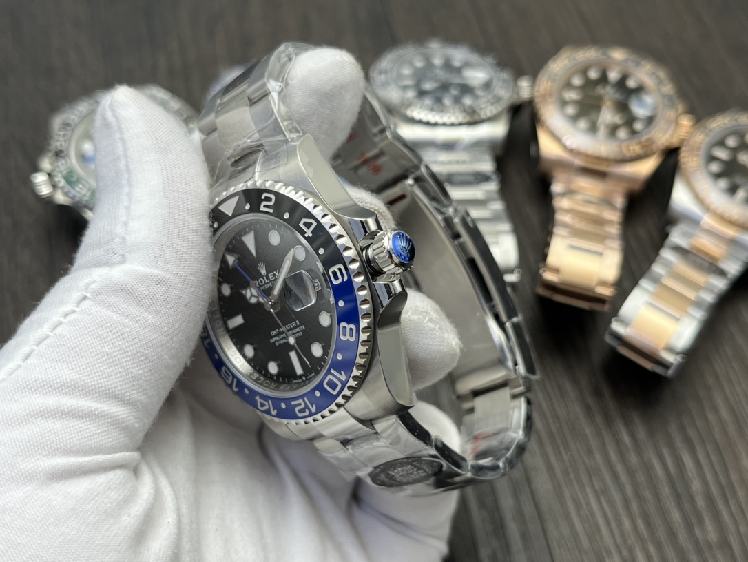 Rolex GMT-Master II Blue & Black Bezel 40mm – Automatic 3285 Movement, Dual Time, Date Display - Image 7