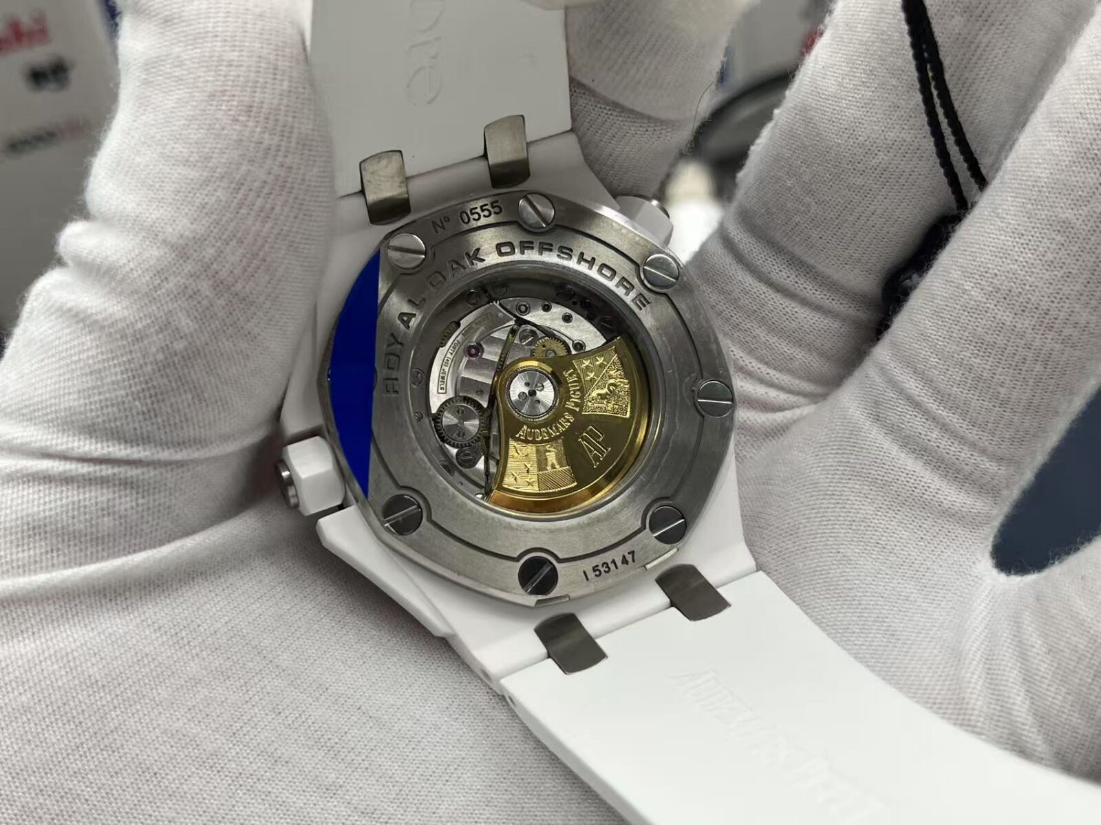 Audemars Piguet Royal Oak Offshore Diver 42mm White Dial Ceramic - Image 7