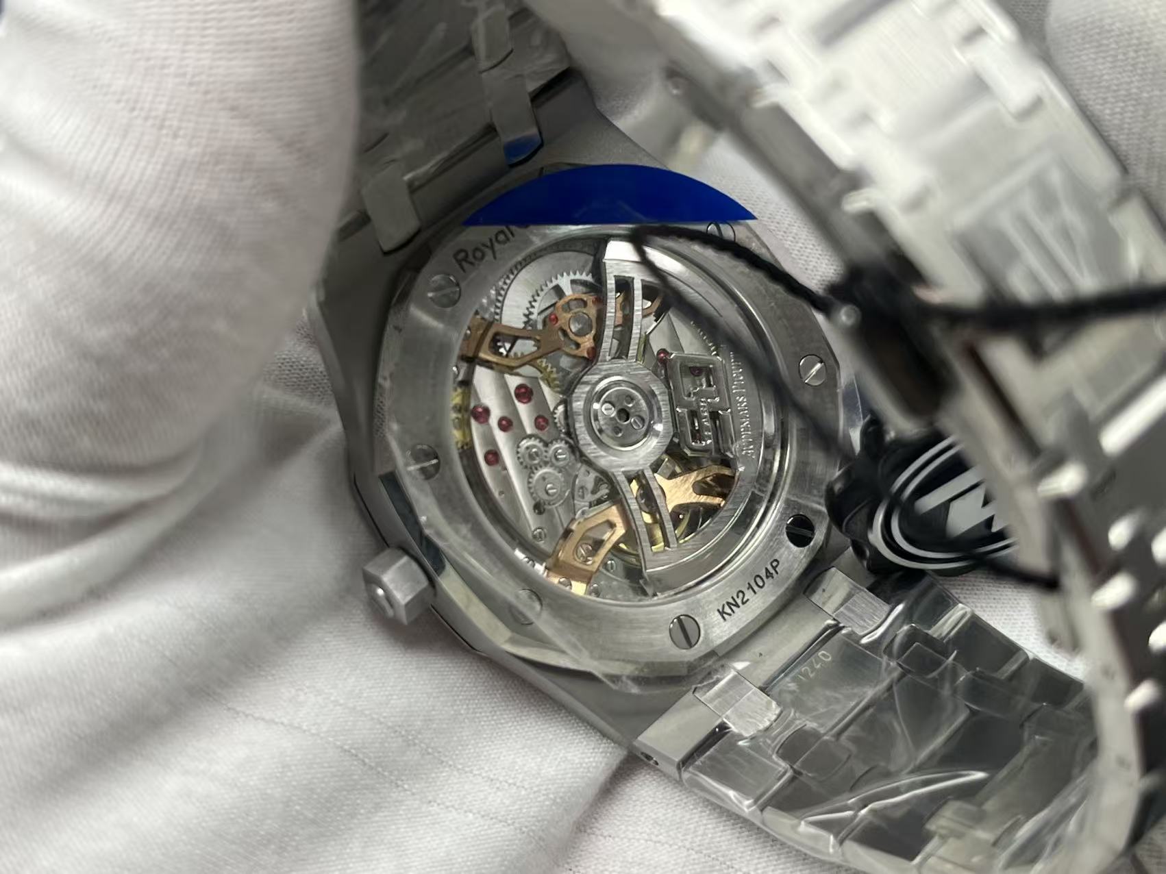 Audemars Piguet Royal Oak Jumbo 39mm Blue Dial Stainless Steel - Image 7