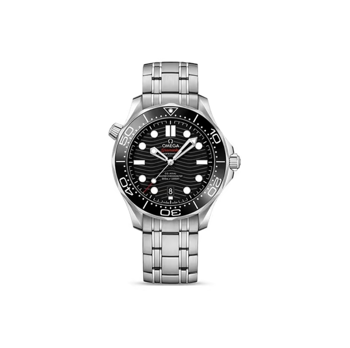 OMEGA Seamaster Diver 300M 42mm Automatic Watch Black Dial Stainless Steel