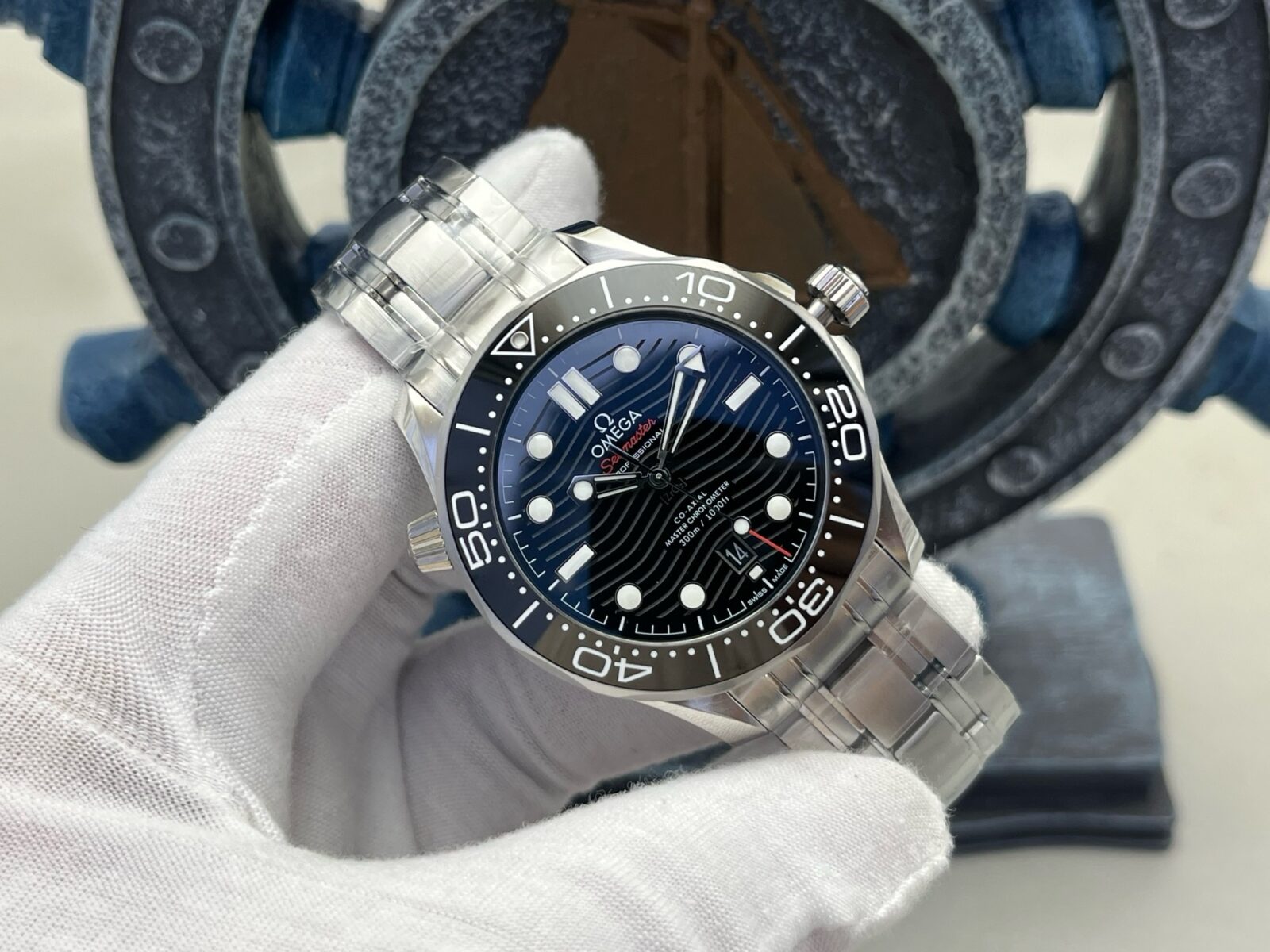 OMEGA Seamaster Diver 300M 42mm Automatic Watch Black Dial Stainless Steel - Image 2