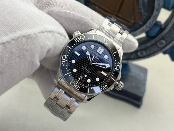 OMEGA Seamaster Diver 300M 42mm Automatic Watch Black Dial Stainless Steel - Image 4