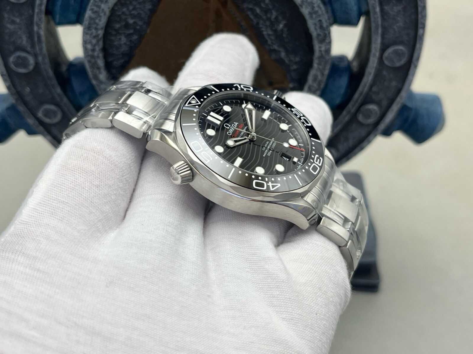 OMEGA Seamaster Diver 300M 42mm Automatic Watch Black Dial Stainless Steel - Image 5