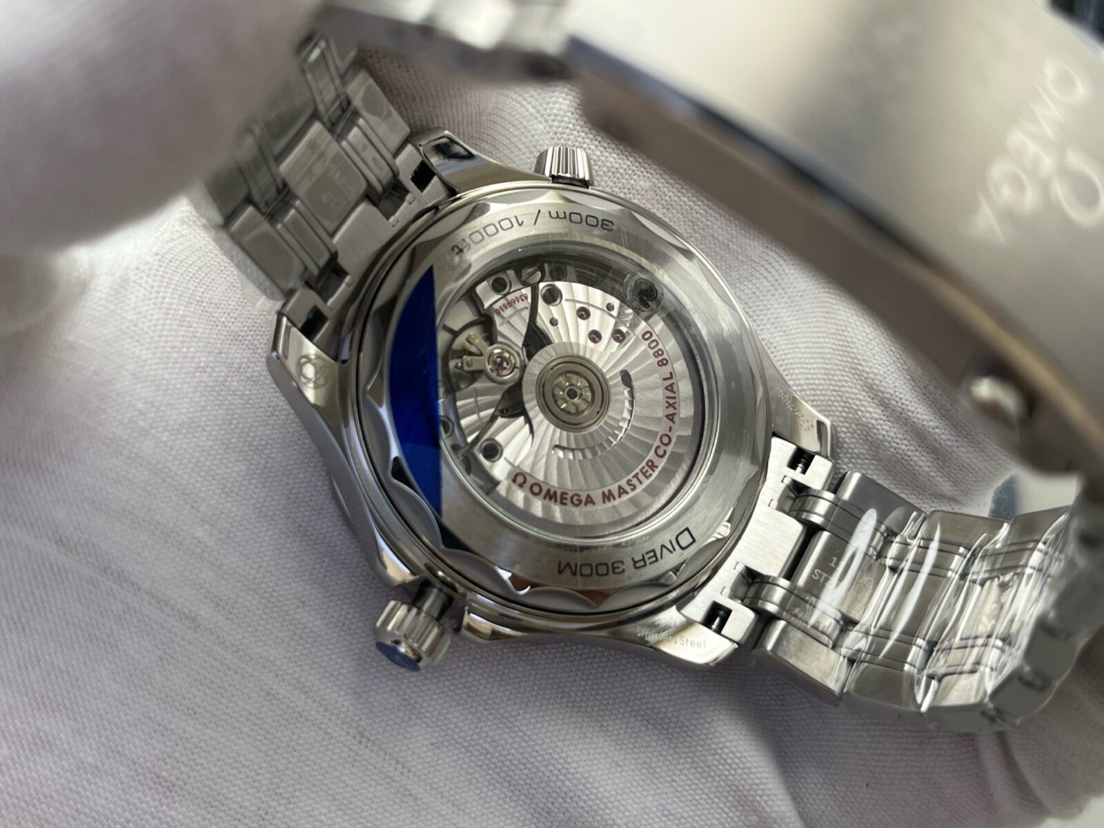 OMEGA Seamaster Diver 300M 42mm Automatic Watch Black Dial Stainless Steel - Image 7