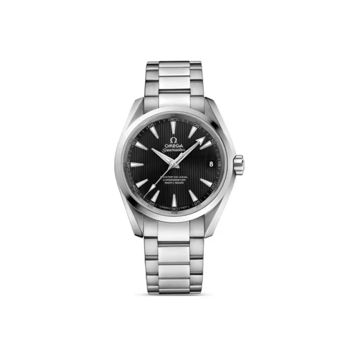OMEGA Seamaster Aqua Terra 150M Co‑Axial Master Chronometer 38.5mm Black Dial Steel