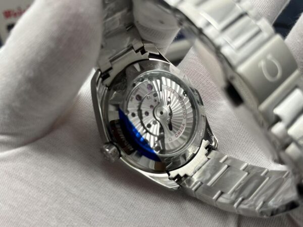 OMEGA Seamaster Aqua Terra 150M Co‑Axial Master Chronometer 38.5mm Black Dial Steel - Image 7