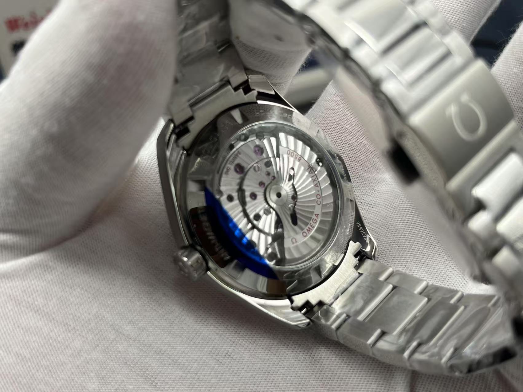 OMEGA Seamaster Aqua Terra 150M Co‑Axial Master Chronometer 38.5mm Black Dial Steel - Image 7
