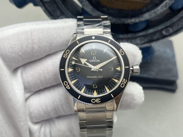 OMEGA Seamaster 300M Diver 41mm Automatic Watch Black Dial Stainless Steel - Image 3