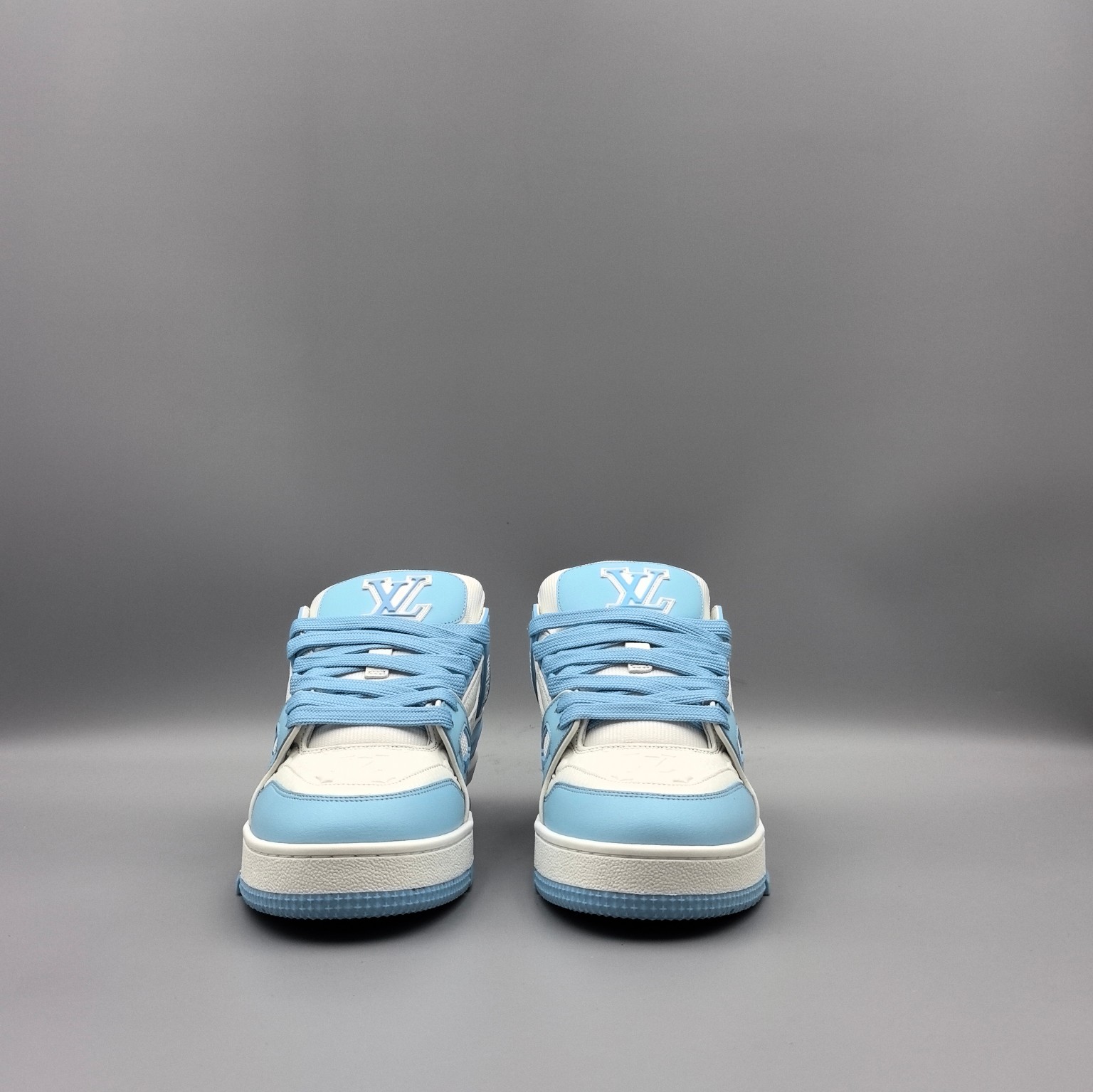 LOUIS VUITTON Trainer Blue/White - Image 4