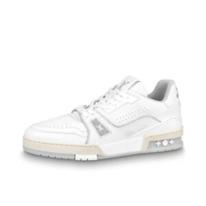LOUIS VUITTON Trainer Cement White