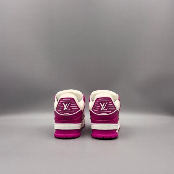 LOUIS VUITTON Trainer White/Purple - Image 5