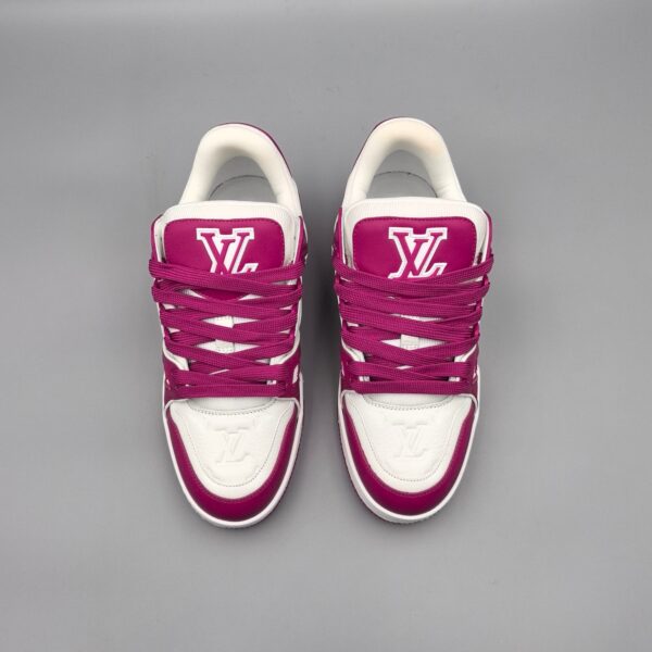 LOUIS VUITTON Trainer White/Purple - Image 7