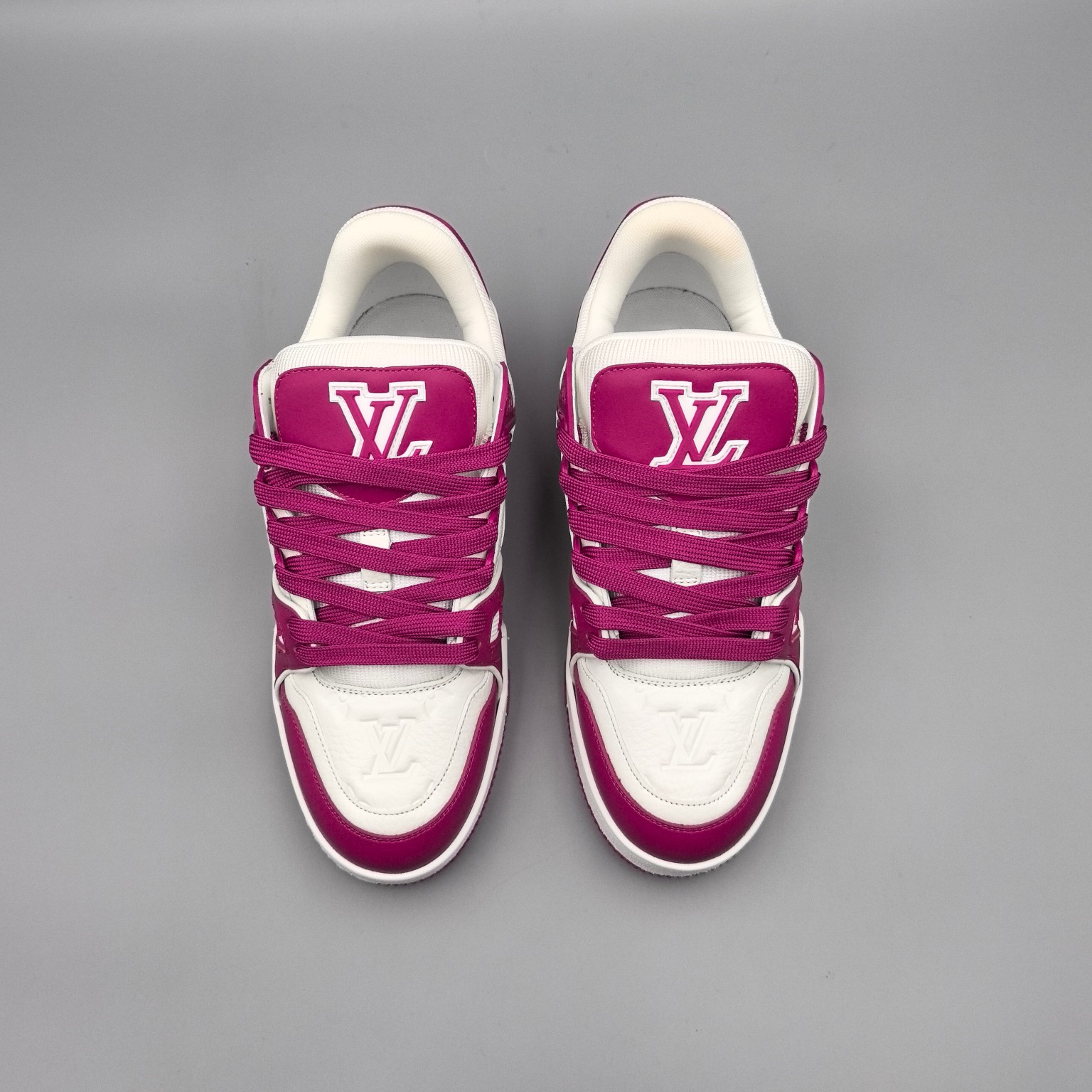 LOUIS VUITTON Trainer White/Purple - Image 7