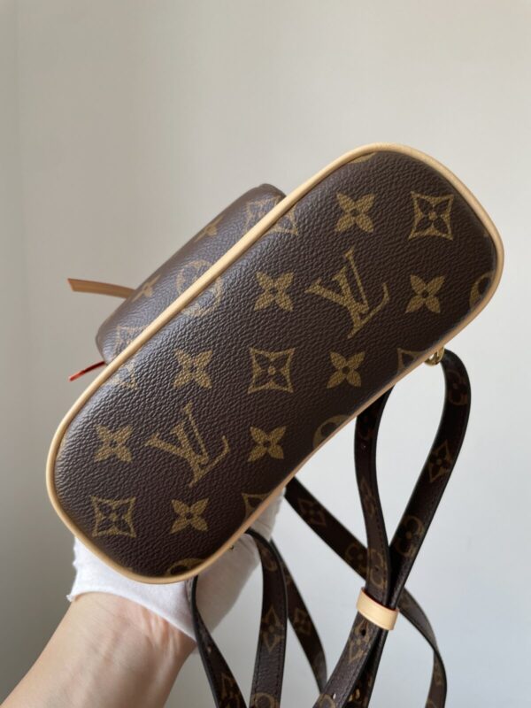 Louis Vuitton Montsouris Mini Monogram Canvas Backpack - Brown - Image 6