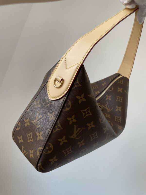 Louis Vuitton Slouchy MM Monogram Canvas Shoulder Bag Brown - Image 3