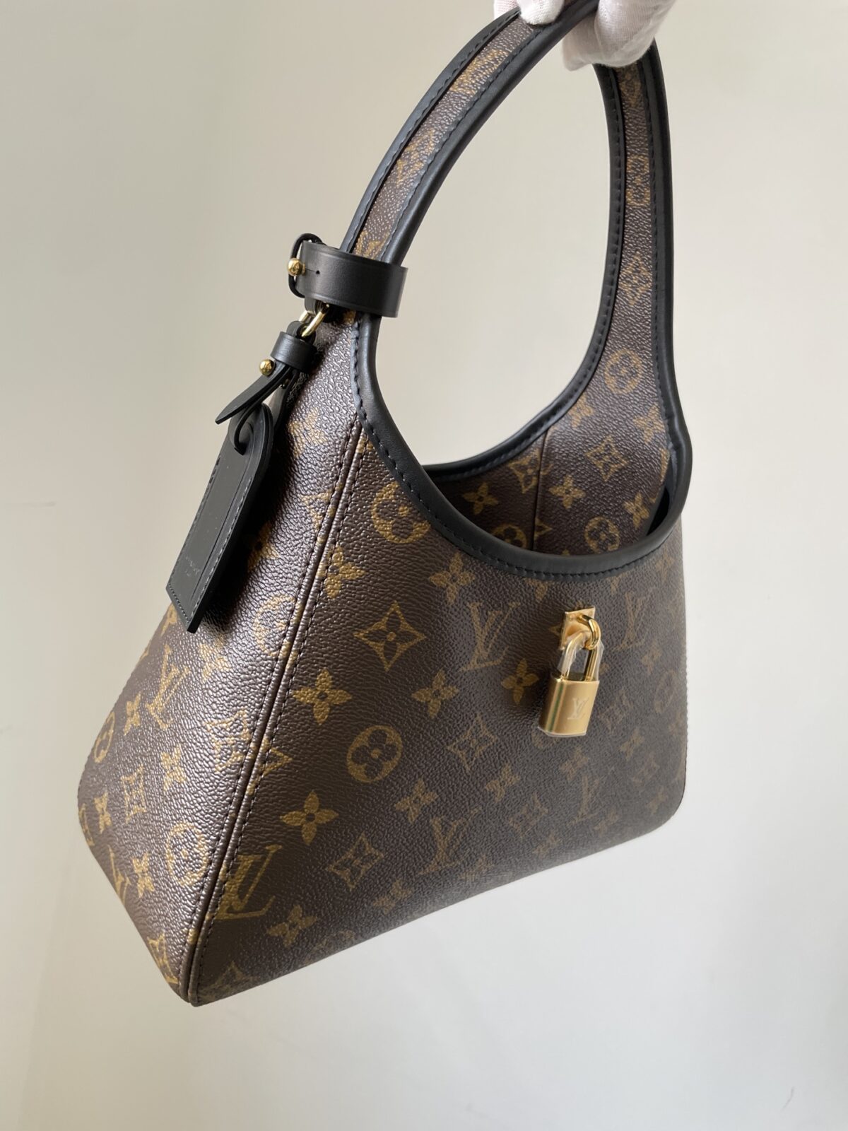 LOUIS VUITTON The Drop Monogram Canvas Hobo Bag - Image 3