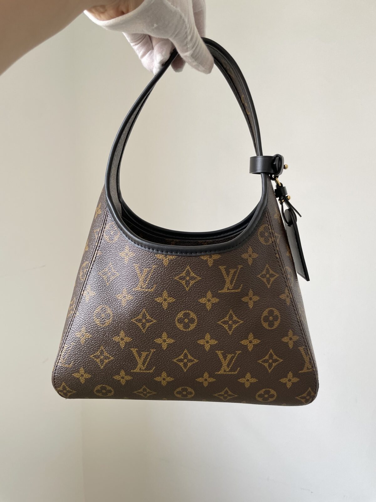 LOUIS VUITTON The Drop Monogram Canvas Hobo Bag - Image 6