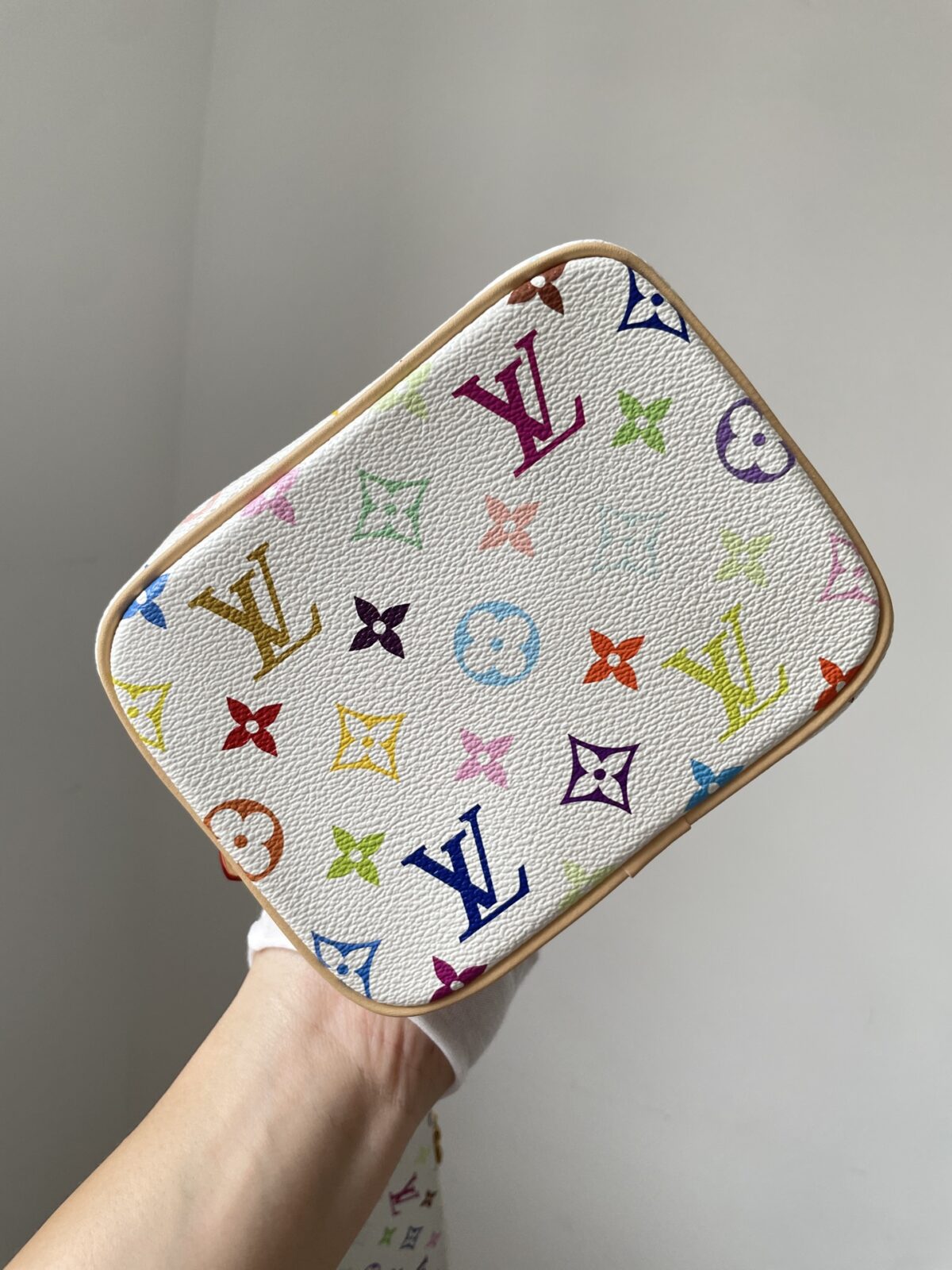 LOUIS VUITTON x Takashi Murakami ALL IN BB Multicolor Monogram Canvas Bag - Image 7