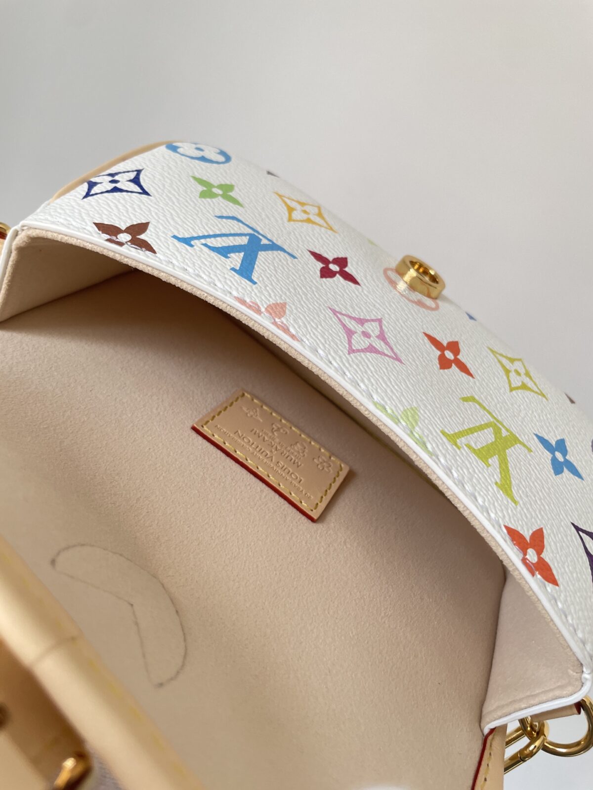 Louis Vuitton x Takashi Murakami Diane Nano Shoulder Bag - White Multicolor - Image 6