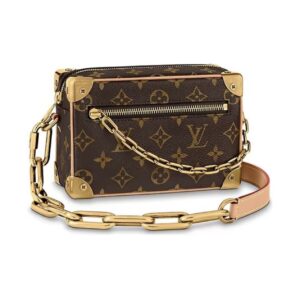 Louis Vuitton Mini Soft Trunk Monogram Canvas Bag Brown