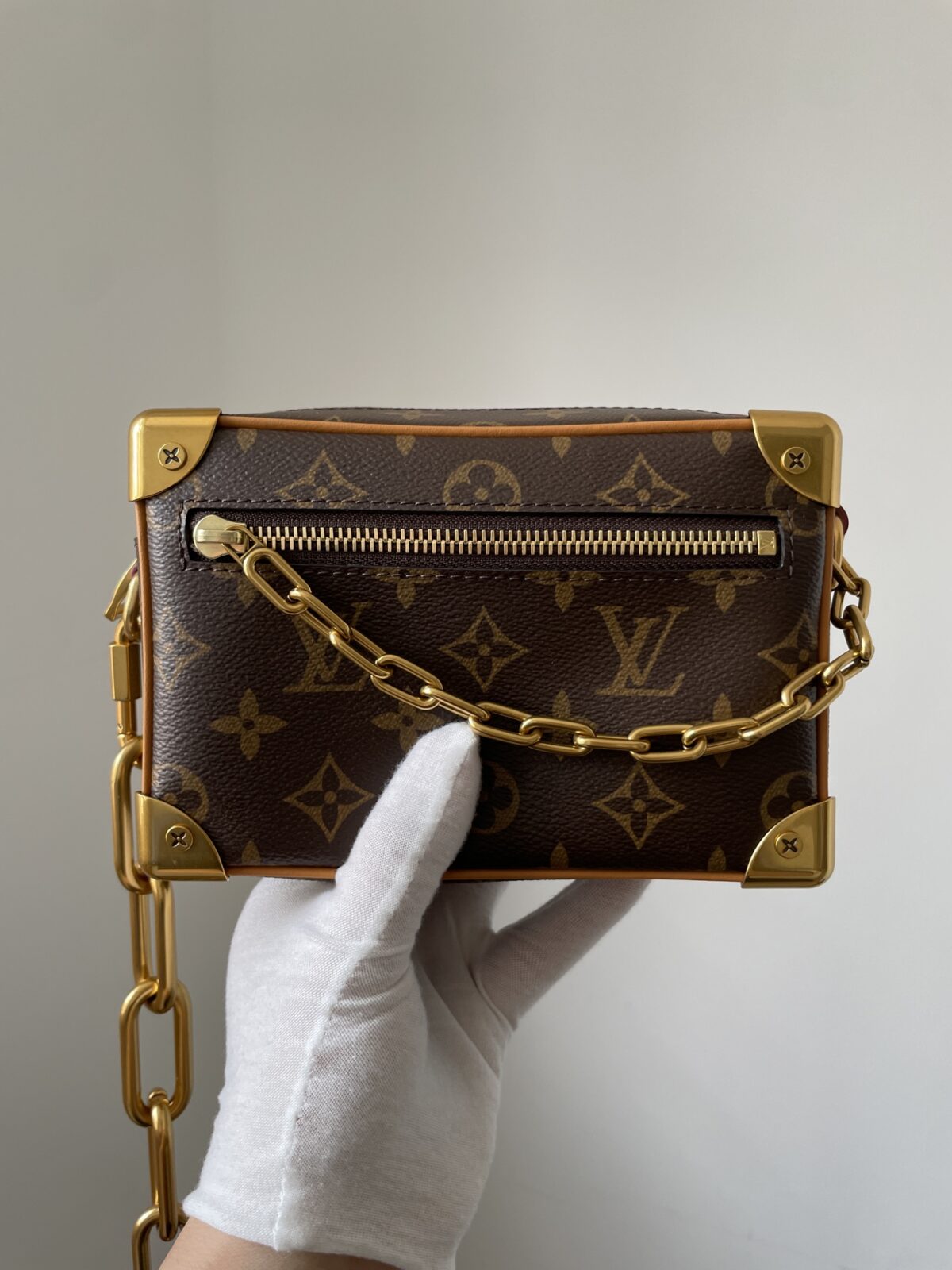 Louis Vuitton Mini Soft Trunk Monogram Canvas Bag Brown - Image 4