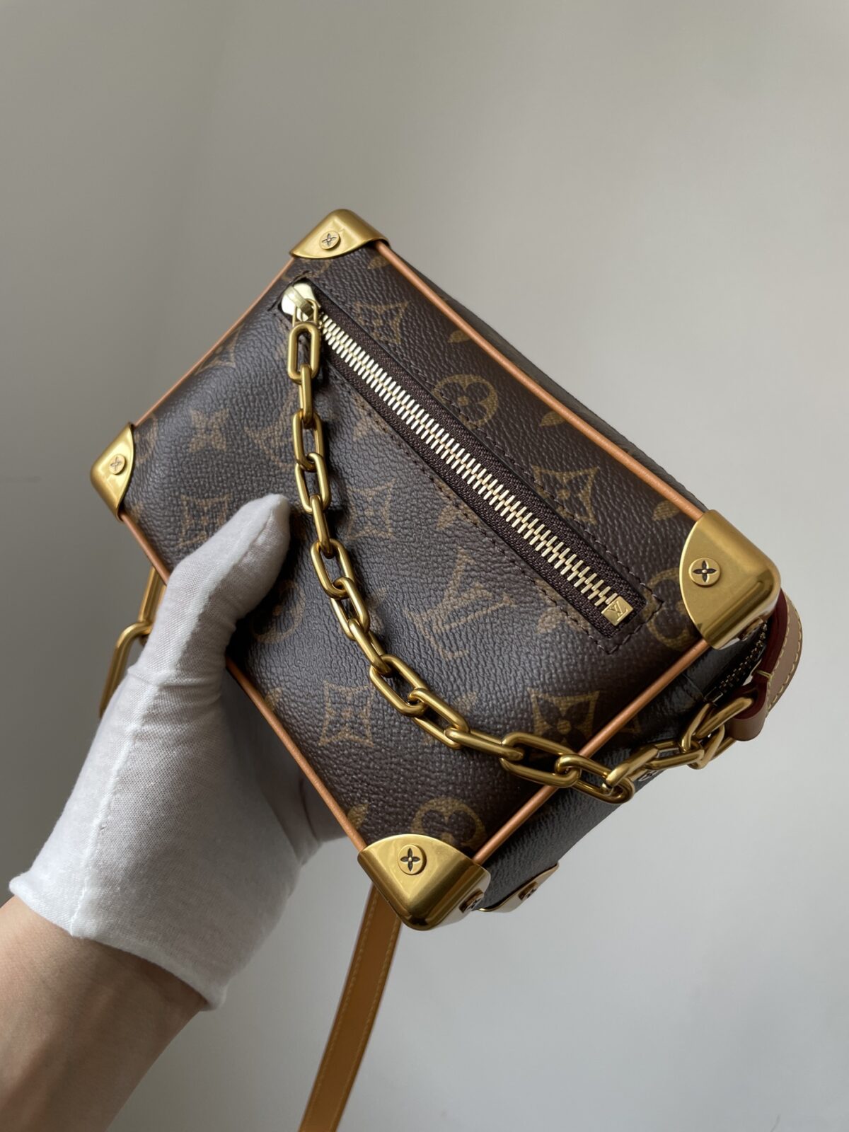 Louis Vuitton Mini Soft Trunk Monogram Canvas Bag Brown - Image 5