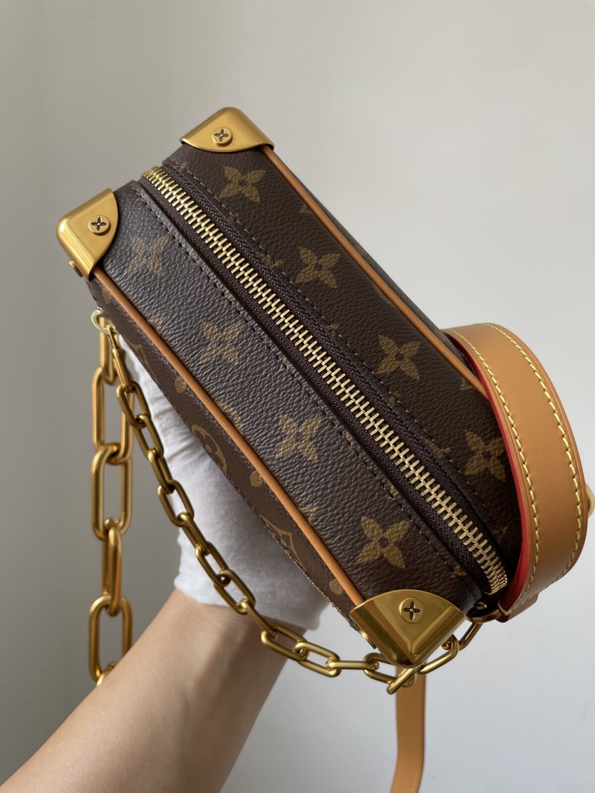 Louis Vuitton Mini Soft Trunk Monogram Canvas Bag Brown - Image 7