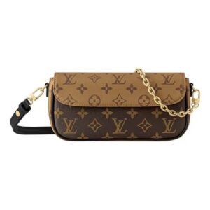 Louis Vuitton Ivy Wallet On Chain Monogram Reverse Canvas Bag – Brown