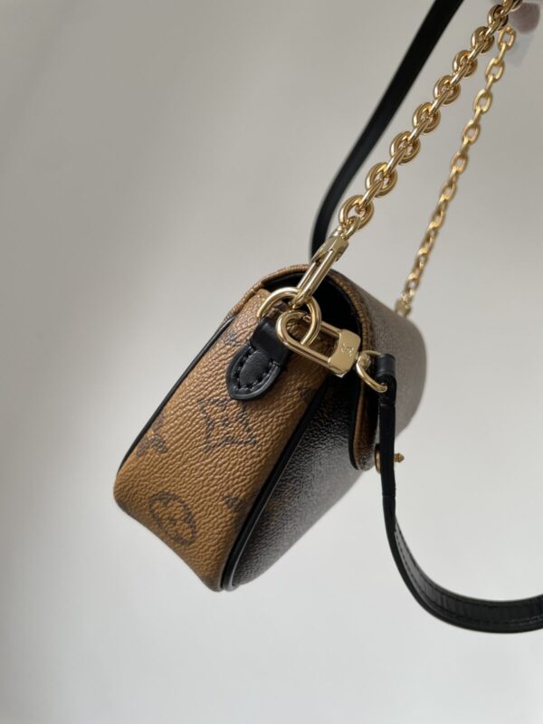 Louis Vuitton Ivy Wallet On Chain Monogram Reverse Canvas Bag – Brown - Image 7