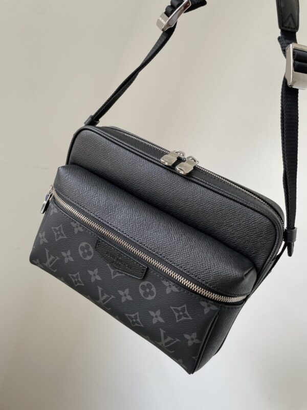 Louis Vuitton Outdoor Messenger Bag Monogram Eclipse Black - Image 7