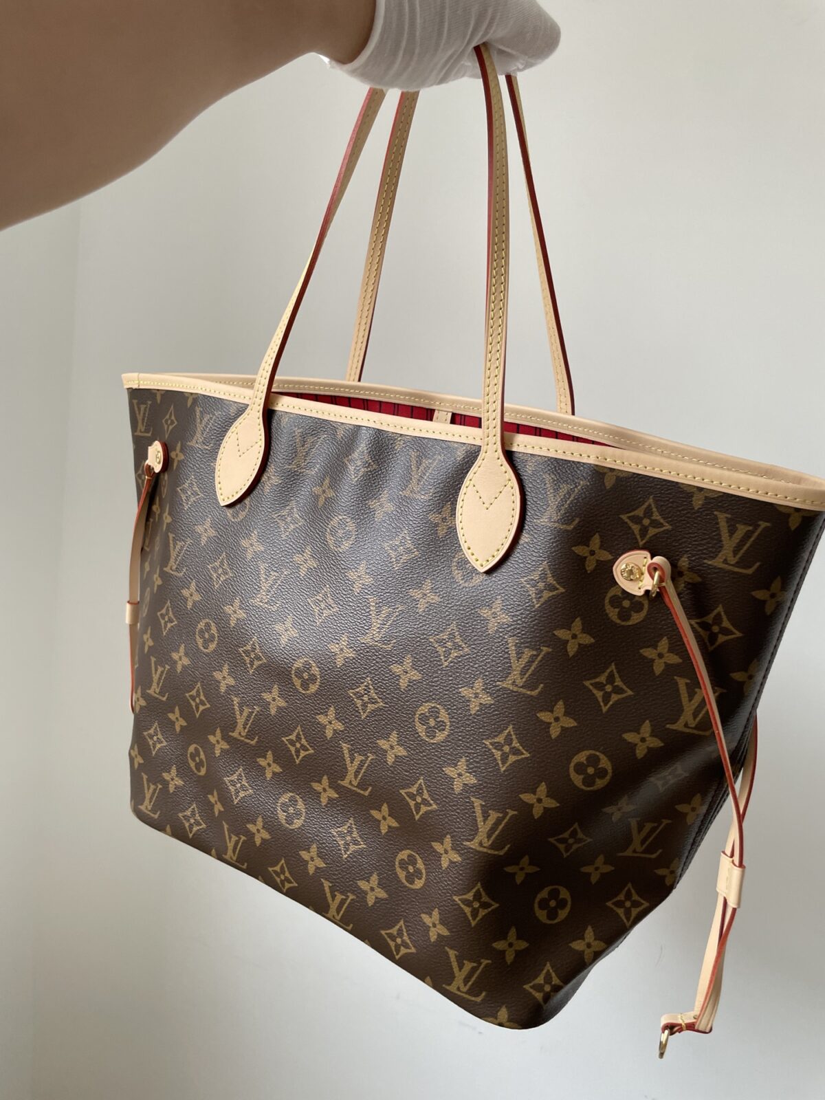 LOUIS VUITTON NEVERFULL MM Monogram Canvas Tote Bag Brown Women Medium - Image 2