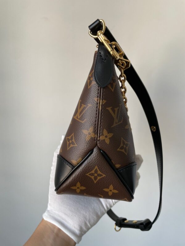 Louis Vuitton Boulogne Monogram Canvas Shoulder Bag Black - Image 7