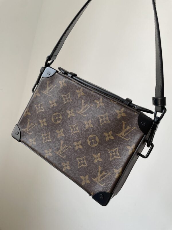 LOUIS VUITTON SOFT TRUNK Monogram Macassar Canvas Bag - Image 7