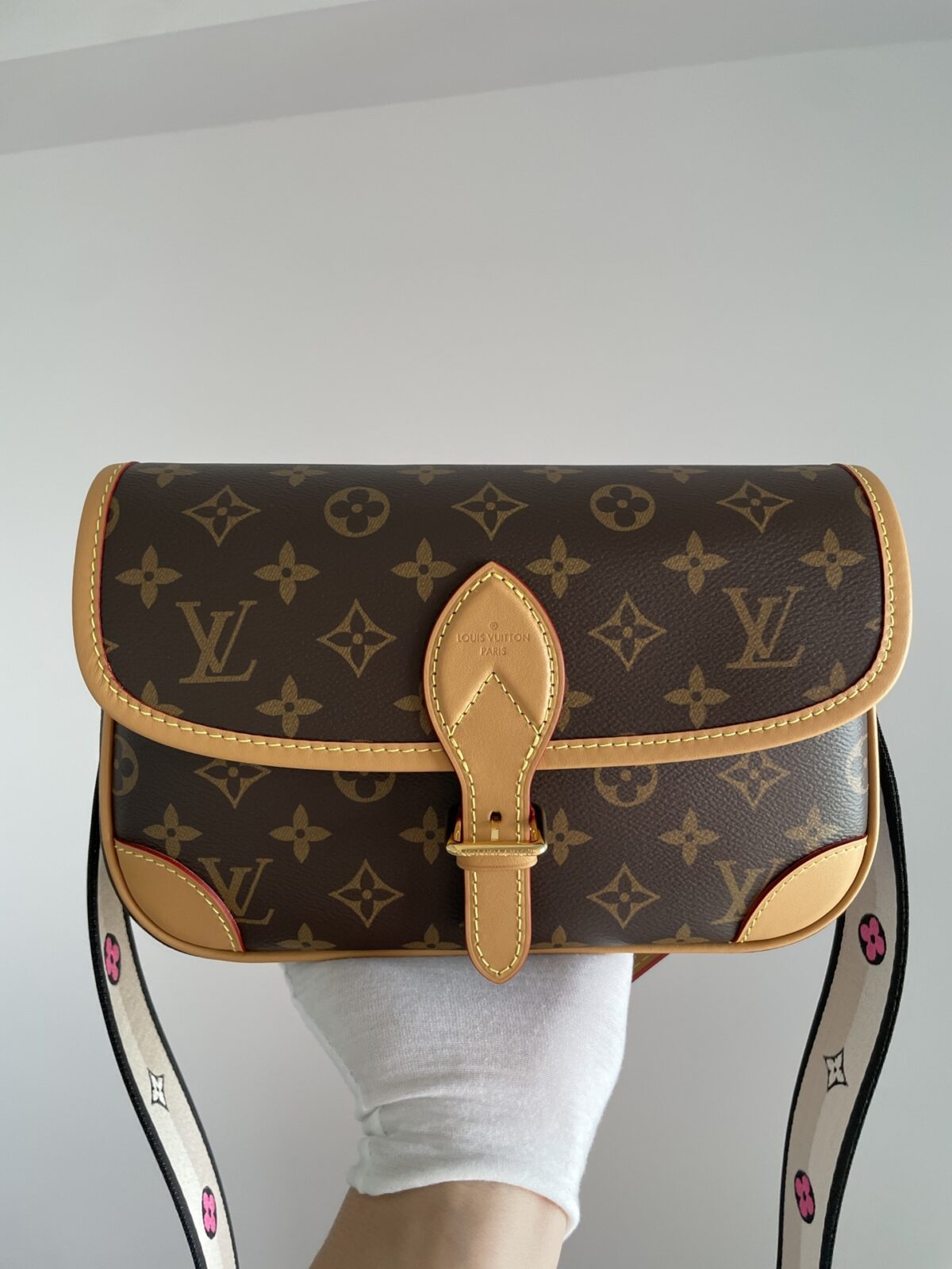 Louis Vuitton Diane PM Monogram Canvas Shoulder Bag - Brown - Image 5