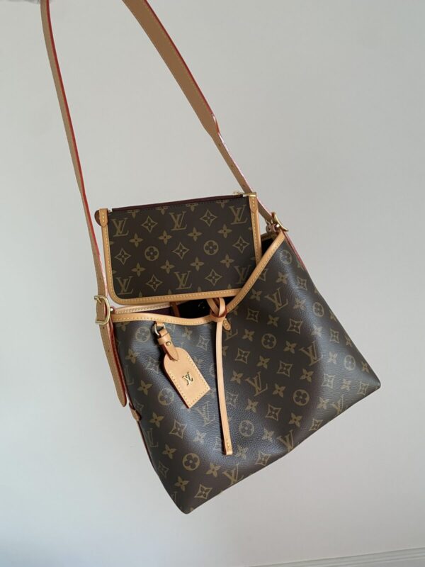 Louis Vuitton CarryAll PM Monogram Canvas Tote Bag – Brown - Image 2