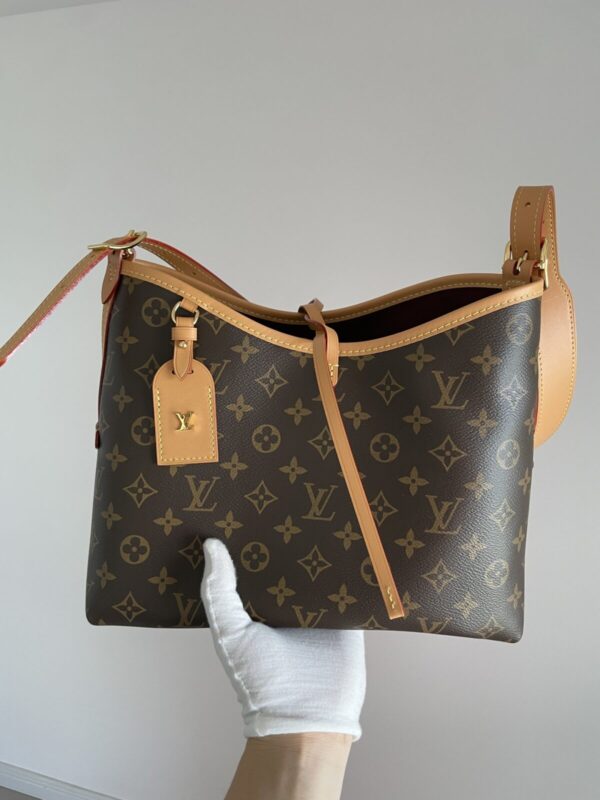 Louis Vuitton CarryAll PM Monogram Canvas Tote Bag – Brown - Image 6