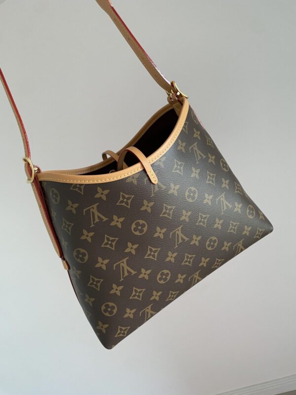 Louis Vuitton CarryAll PM Monogram Canvas Tote Bag – Brown - Image 8
