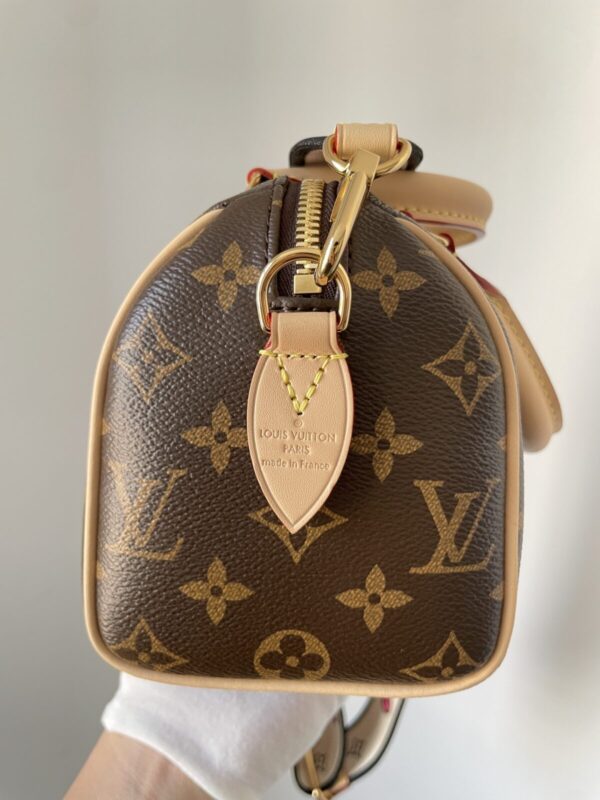 Louis Vuitton Speedy Bandoulière 20 Monogram Canvas Bag Brown - Image 8