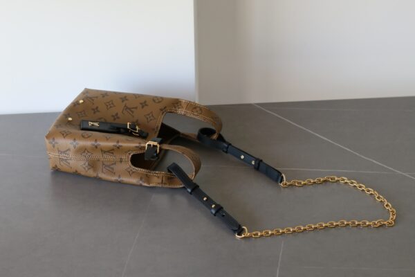 Louis Vuitton Atlantis BB Monogram Reverse Canvas Tote Bag Brown - Image 4