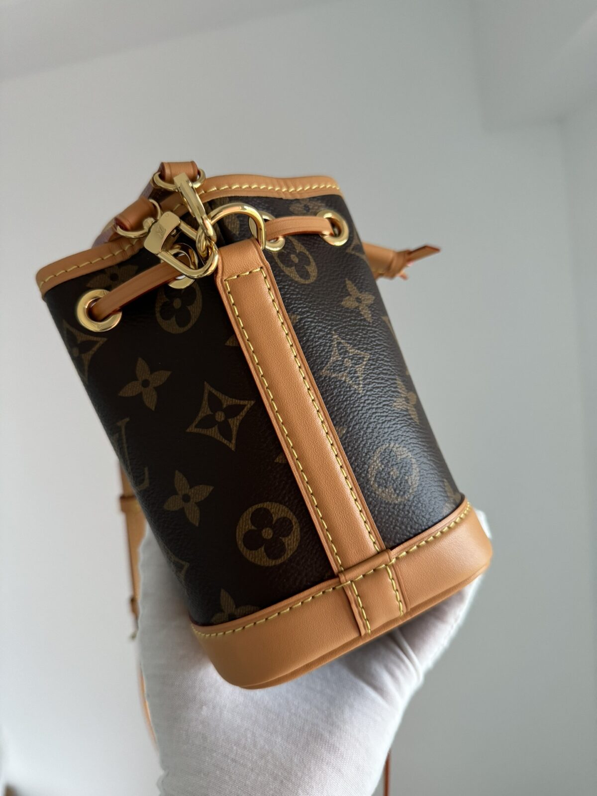 LOUIS VUITTON Nano Noé Monogram Canvas Bag - Image 4