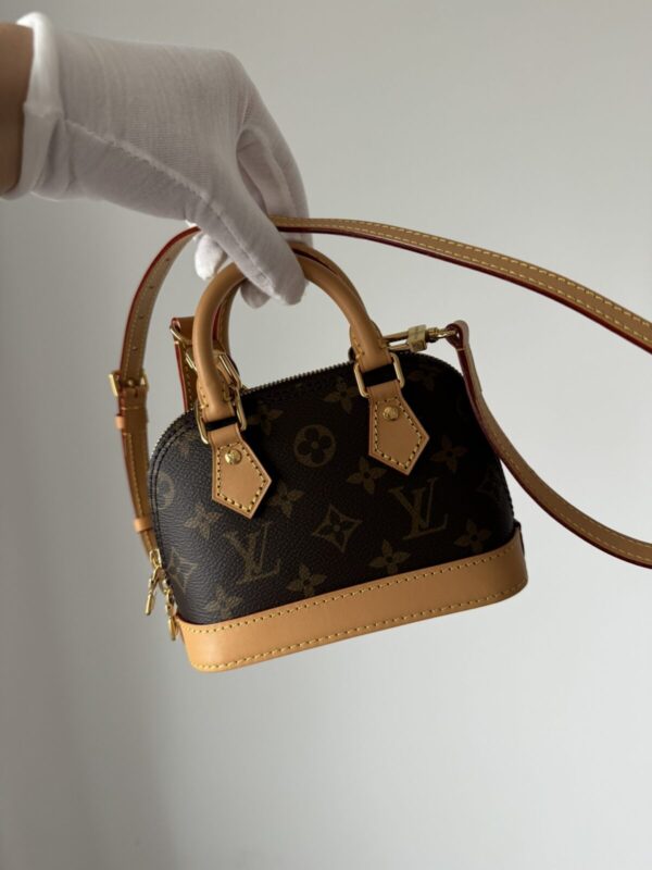 LOUIS VUITTON Alma Monogram Canvas Bag - Image 3