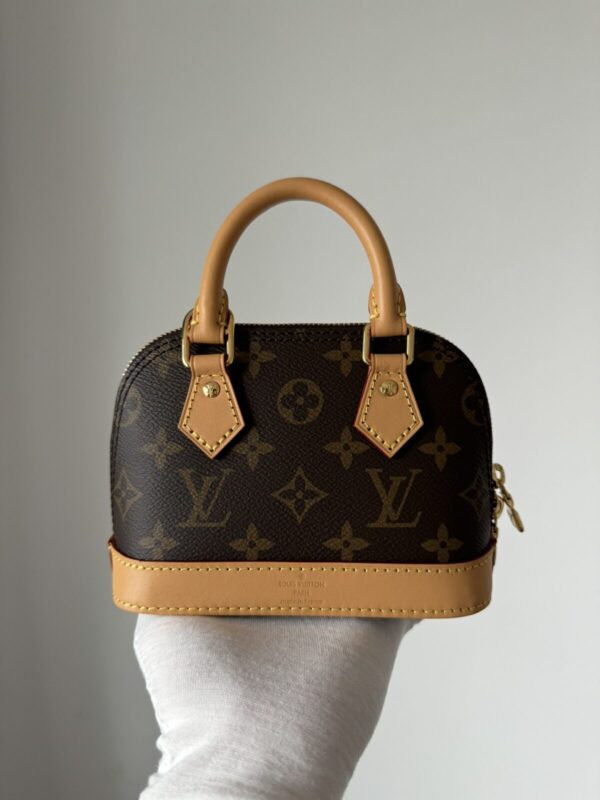 LOUIS VUITTON Alma Monogram Canvas Bag - Image 4