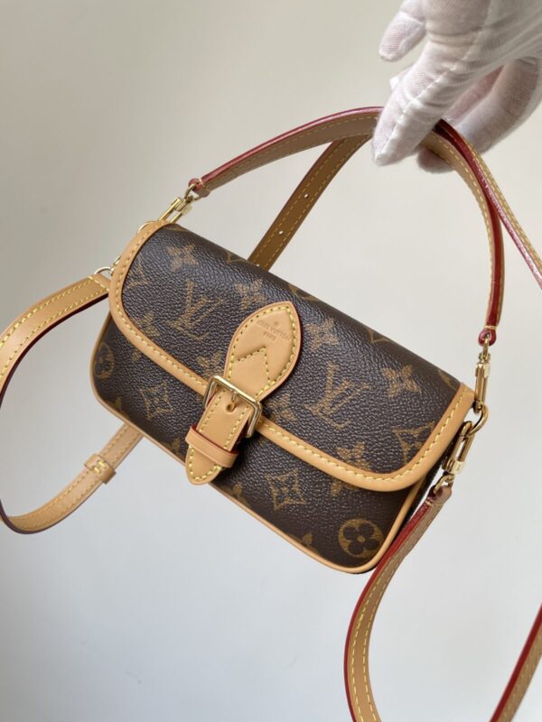 Louis Vuitton Nano Diane Monogram Canvas Baguette Bag – Brown - Image 2