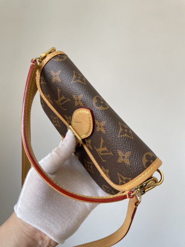 Louis Vuitton Nano Diane Monogram Canvas Baguette Bag – Brown - Image 7