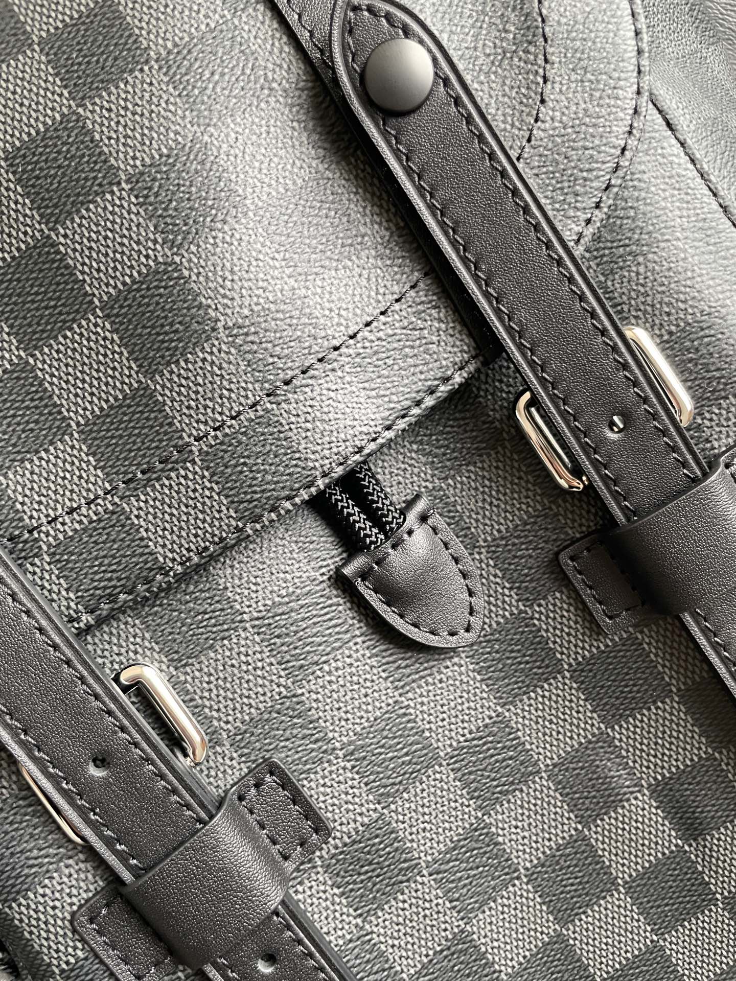 Louis Vuitton Christopher Backpack Graphite Damier Canvas Unisex Medium - Image 7