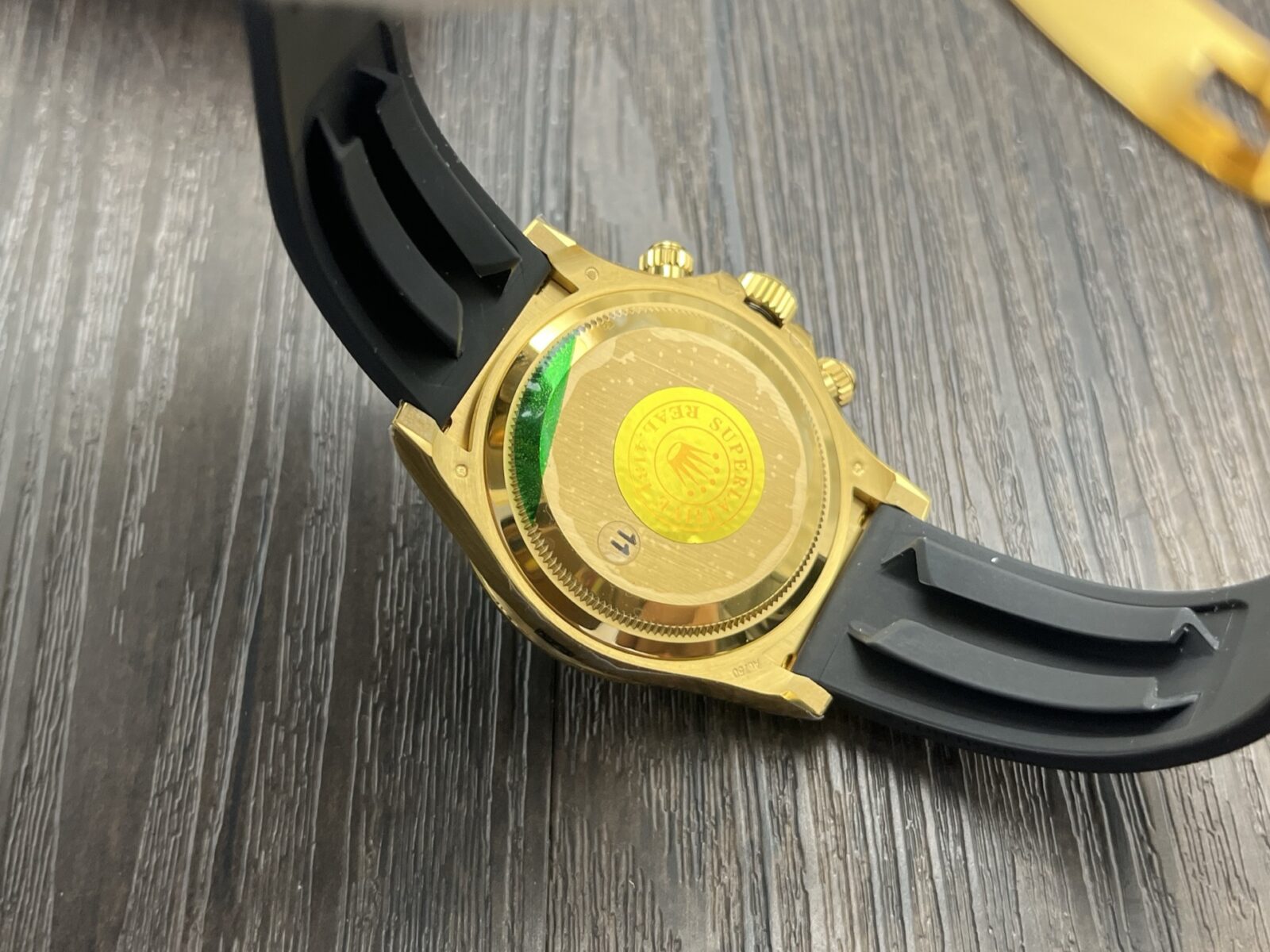 ROLEX Cosmograph Daytona Gold Rubber Strap - Image 8