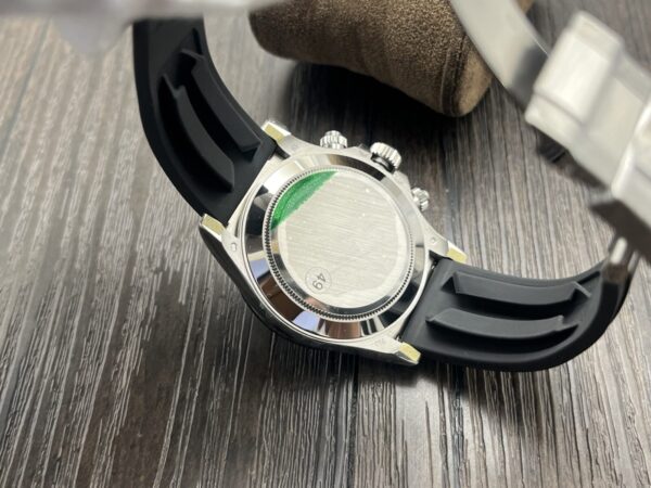 ROLEX Cosmograph Daytona Silver Rubber Strap - Image 8