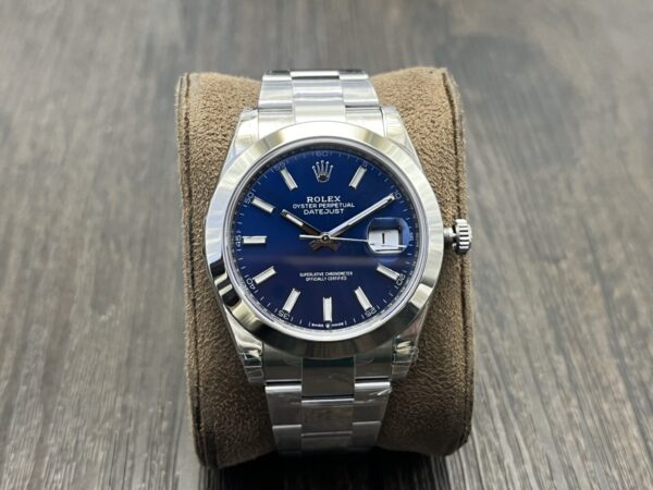 ROLEX Datejust 41mm Blue Dial - Image 2