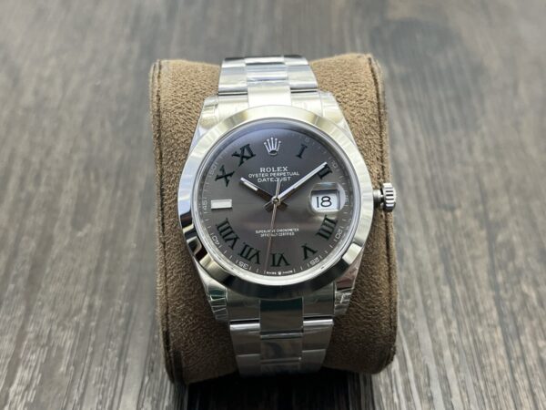 劳力士 Datejust 41 毫米板岩灰色表盘蚝式钢男士手表 - Image 2