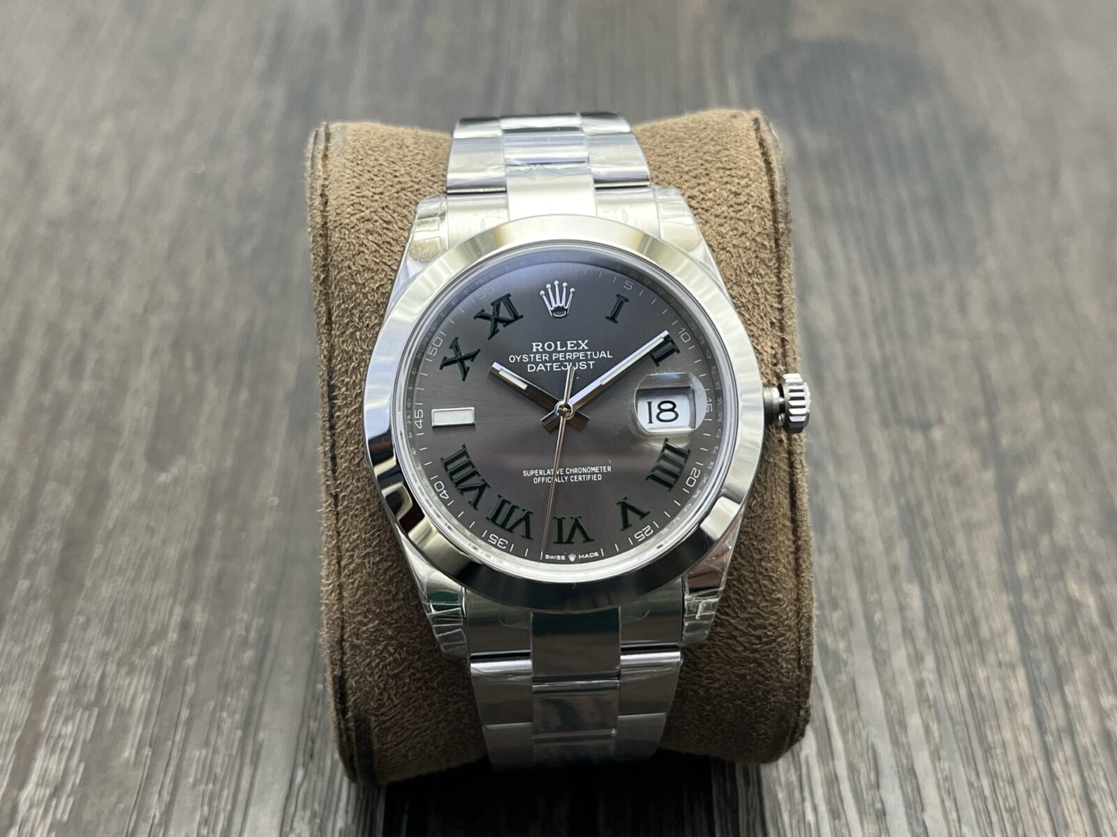 劳力士 Datejust 41 毫米板岩灰色表盘蚝式钢男士手表 - Image 2